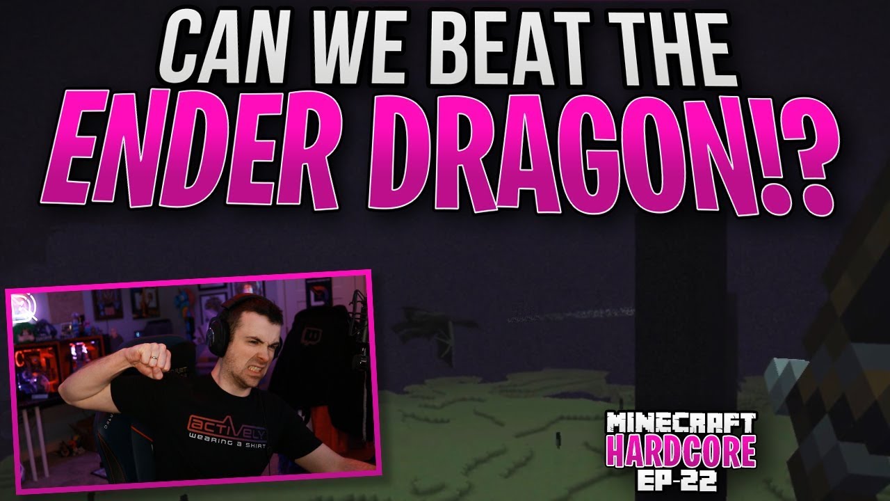 HARDCORE MINECRAFT! Can we beat the ENDER DRAGON!? Ep. 22