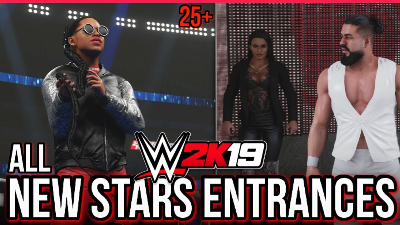 WWE 2K19 - ALL *NEW* SUPERSTARS ENTRANCES!