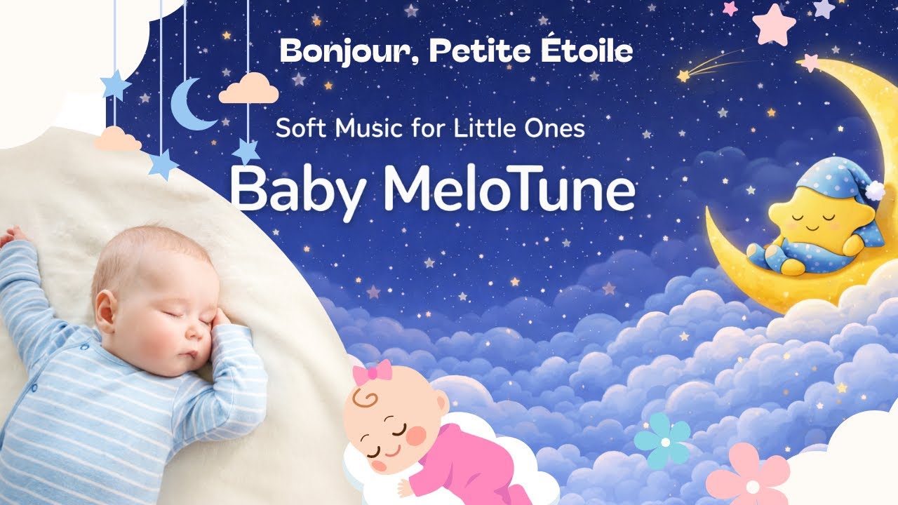 Musique pour Dormir Bébé 🌙 « Bonjour, Petite Étoile » | Baby MeloTune (Français)