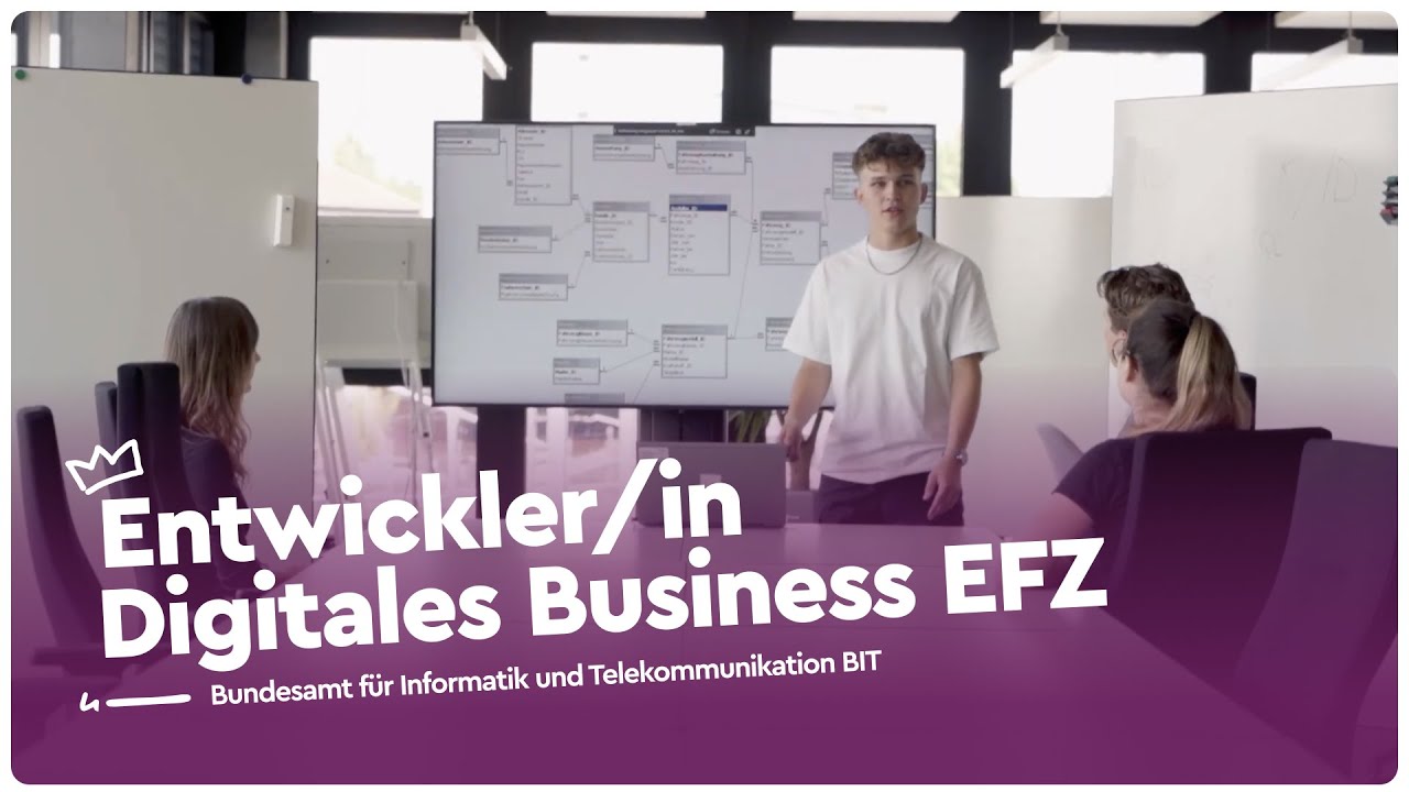 Vielseitige Ausbildung als Entwickler/in Digitales Business EFZ - BIT | Lehrstellenvideo | Yousty