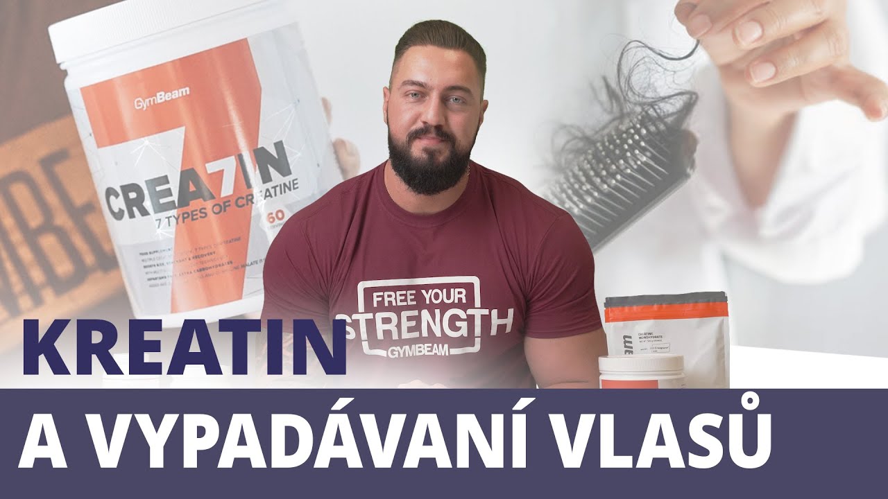 Způsobuje kreatin vypadávání vlasů? 💇‍♂ | GymBeam | Fitness Academy