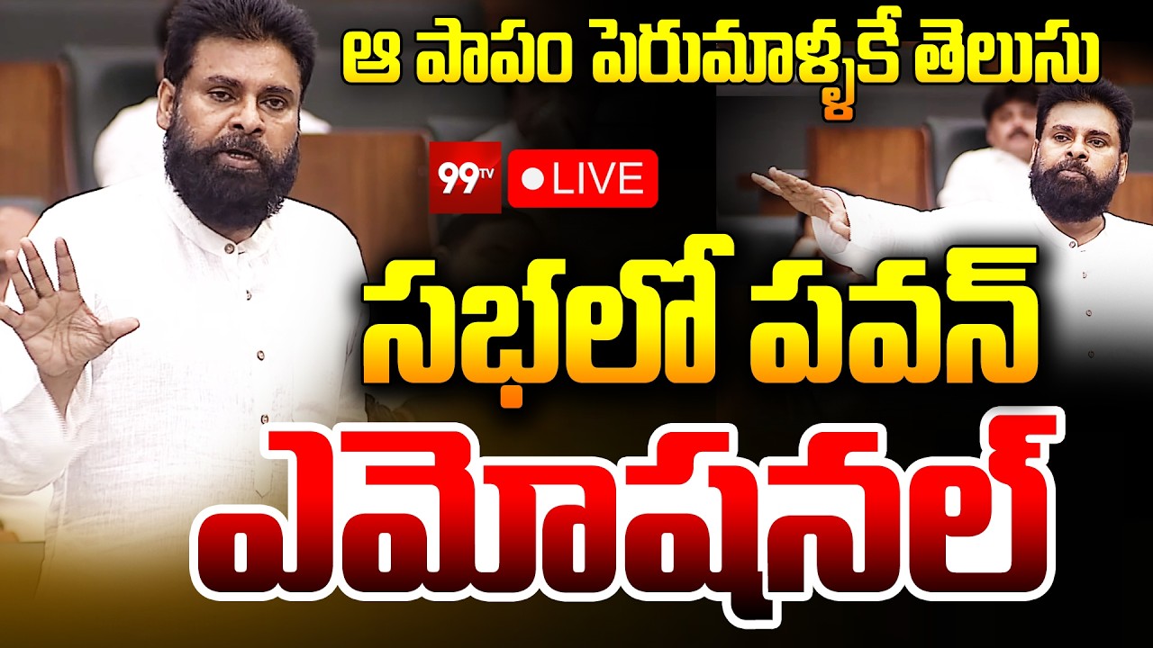 Pawan Kalyan Speech At AP Assembly : ఆ పాపం పెరుమాళ్ళకే తెలుసు.. సభలో పవన్ ఎమోషనల్ | Tirumala Laddu