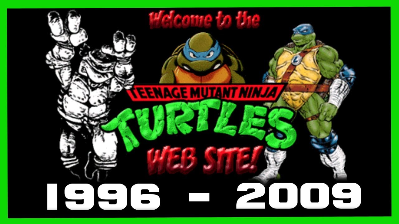 NinjaTurtles.com: Website Throughout The Years (Pre-Nick Era) 1996-2009