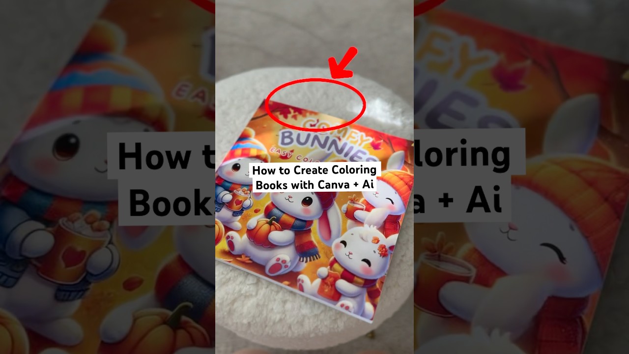 How to Create Coloring Books with Ai and Canva