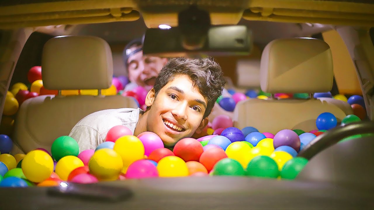 5000 BOLINHAS NO CARRO DO MEU PAI