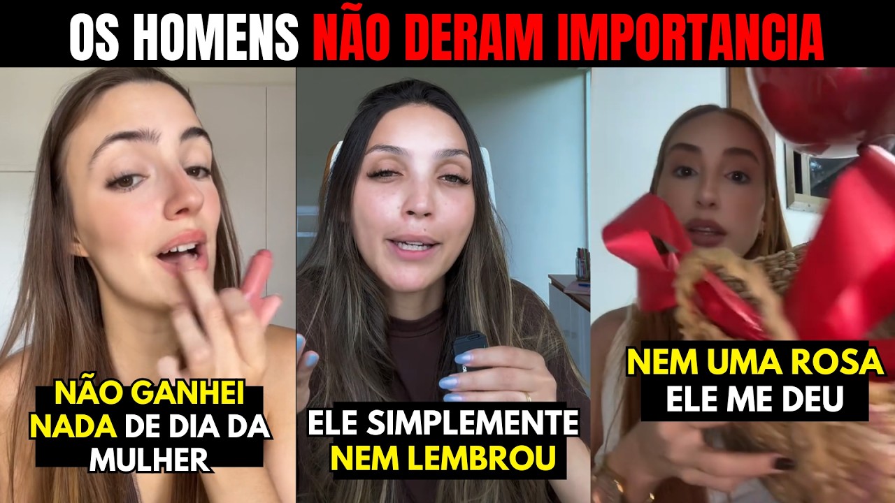 Mulheres estão furiosas porque nenhum Homem se lembrou do dia das Mulheres