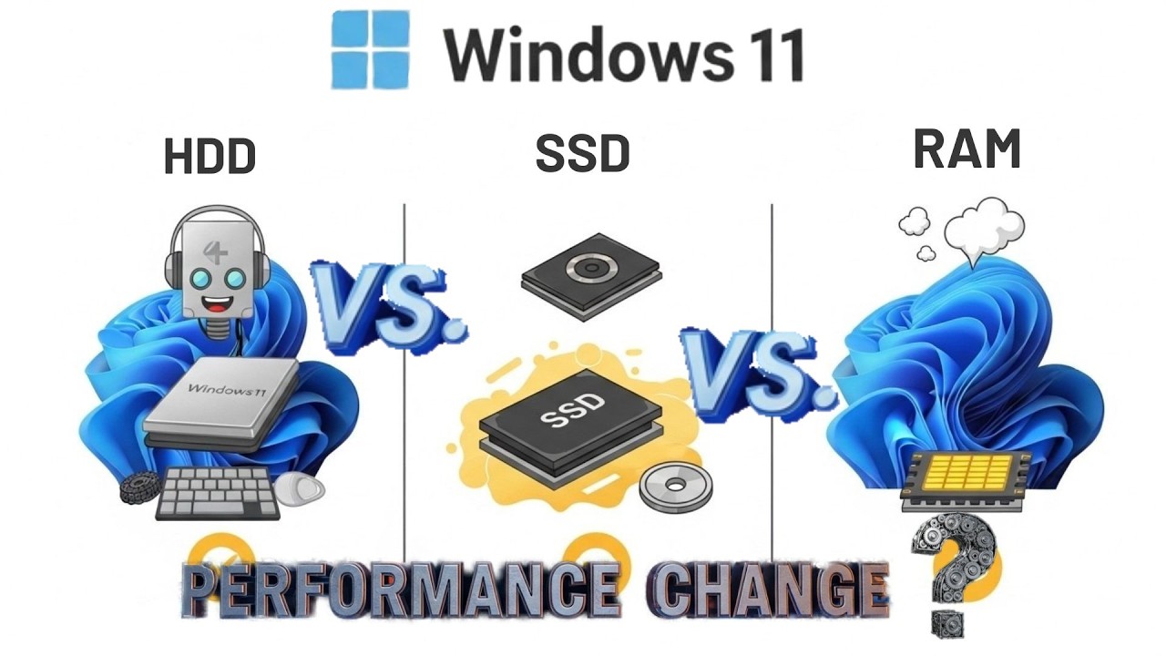 HDD vs. SSD vs. RAM: Performance Change - True or False?