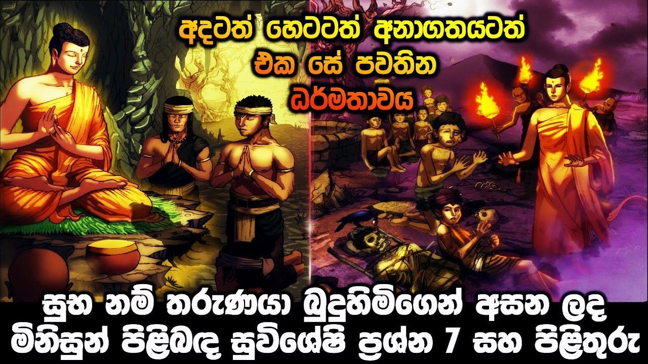 සුභ තරුණයා බුදුහිමිගෙන් අසන ලද මිනිසුන් පිළිබඳ ප්‍රශ්න 7 සහ පිළිතුරු