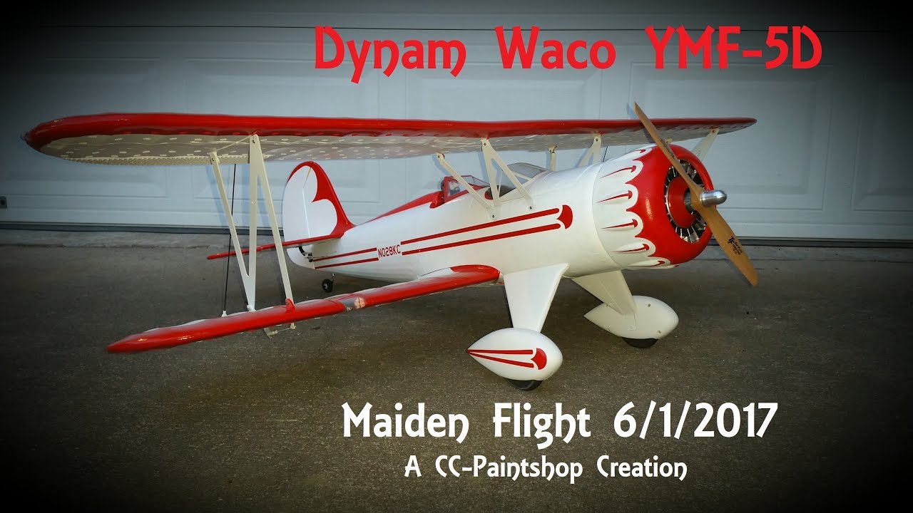 Dynam Waco Maiden Flight