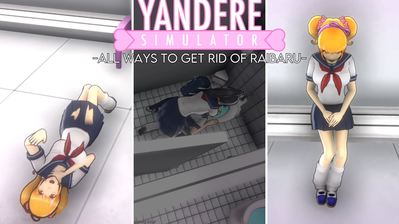 Все способы избавиться от Райбару | Yandere Simulator
