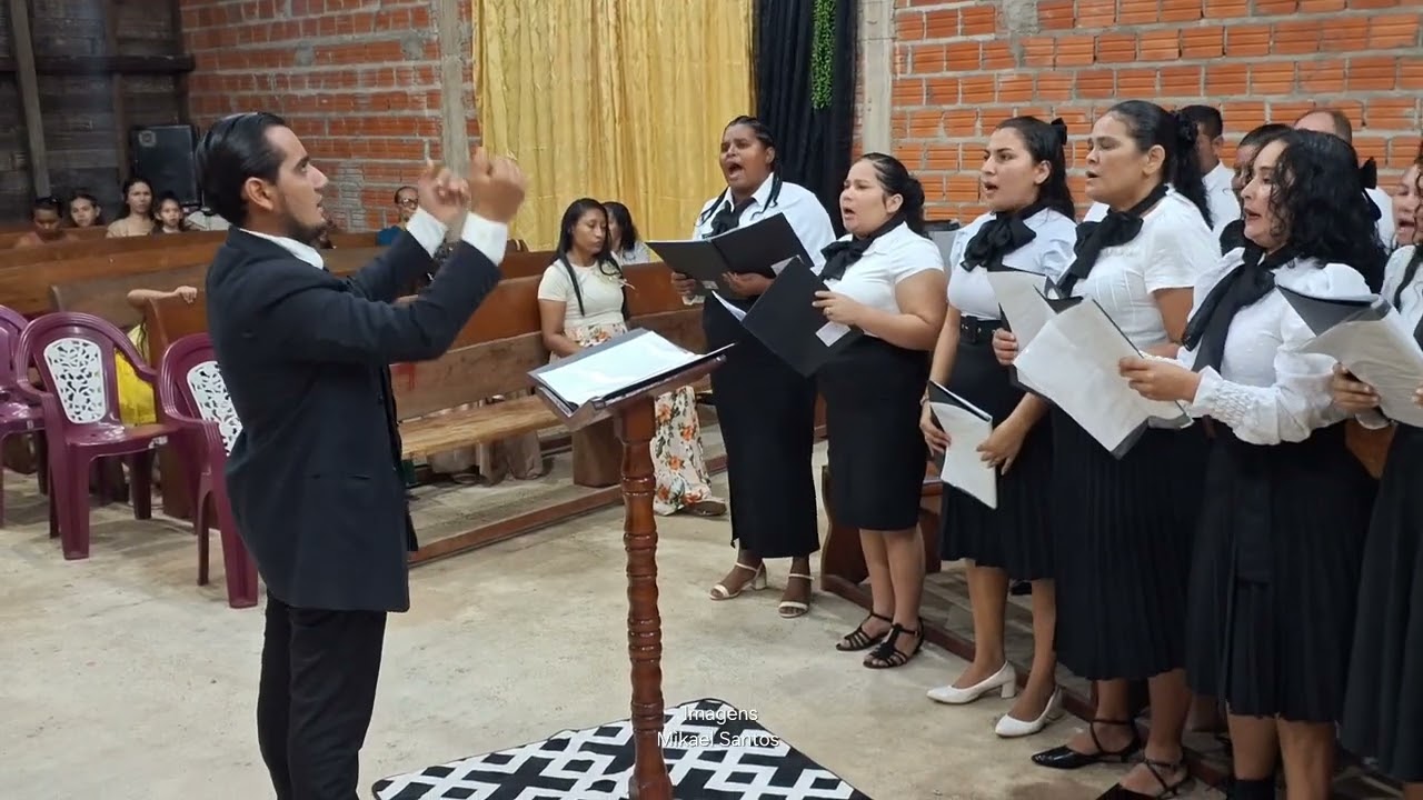 Coral chamas do Altar em Vitória do jari congregação Monte Sinai 