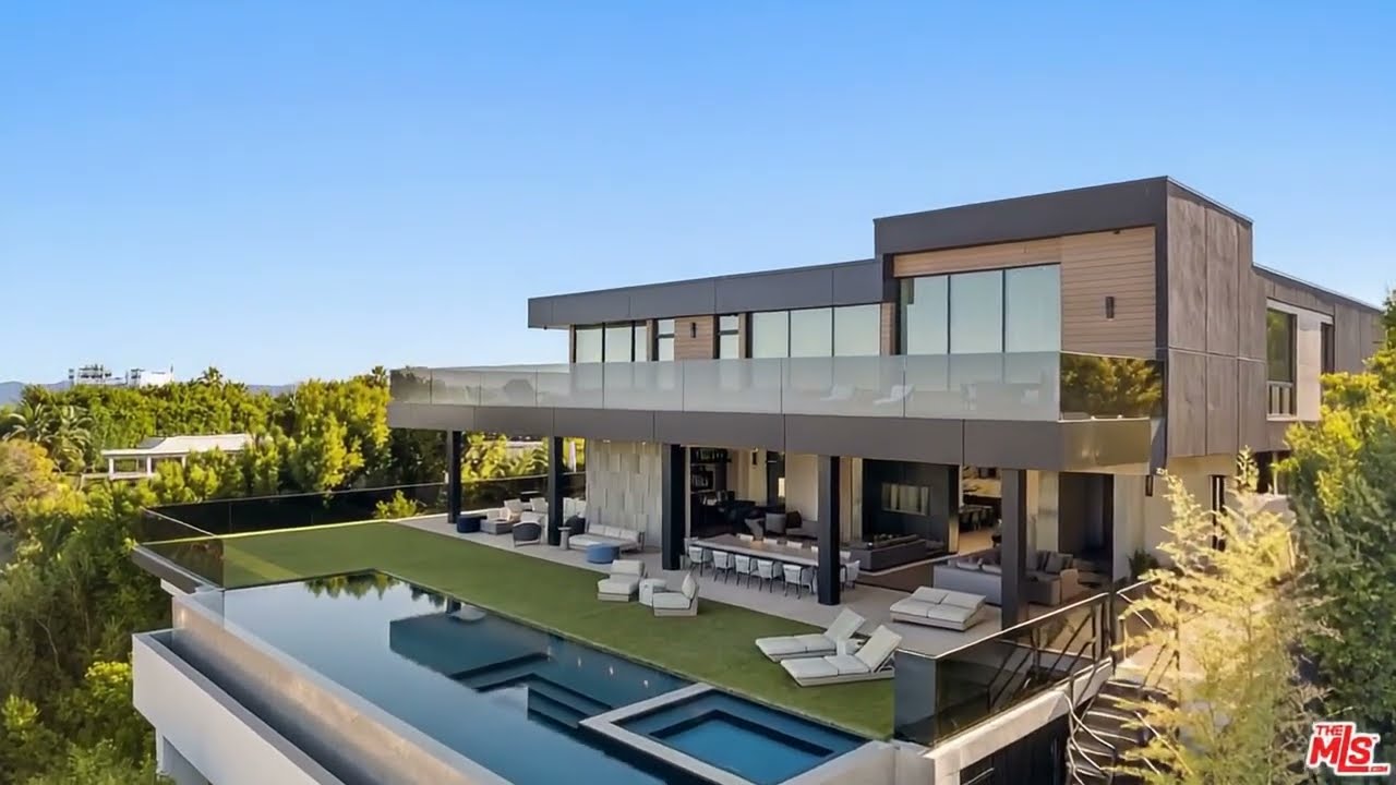 $36.8M of Beverly Hills LUXURY | 50-Foot Motorized Glass Wall Estate