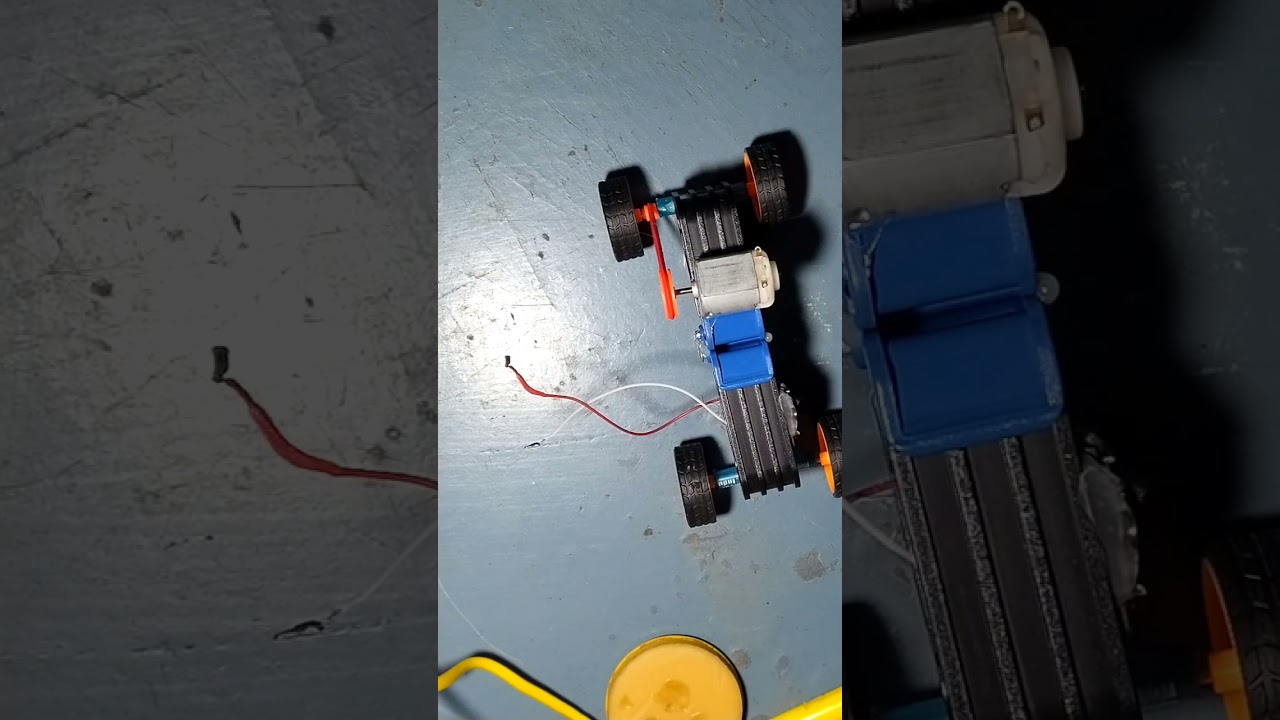 Motor car, fun with motor #fun #handmadetoy  #handmade #creativity #tech 😊 ☺️🥰😍