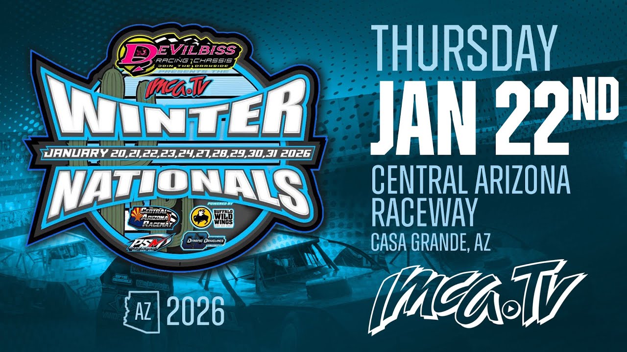 www.imca.tv | LIVE LOOK-IN | Central Arizona Raceway | Casa Grande, AZ | January 22nd 2026