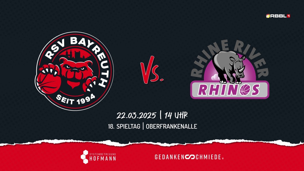 🔴🏀 RSV Bayreuth 🆚 Rhine River Rhinos | #RBBL 2024/2025 | Rollstuhl Basketball Bundesliga