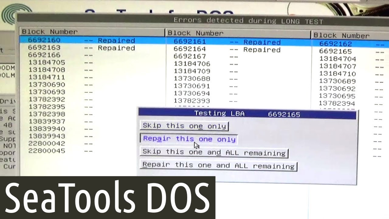 Как сохранить жесткий диск HDD с помощью SeaTools для DOS [Руководство по восстановлению диска]