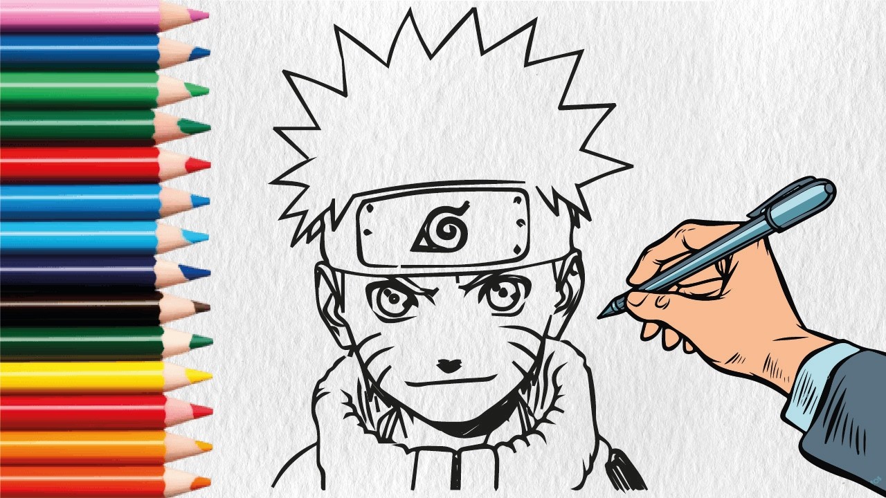 How to Draw Naruto Uzumaki Step by Step | Full 8 Minute Tutorial