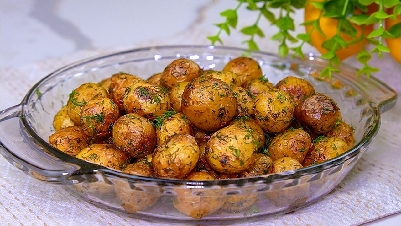 Картошка с чесноком вкуснее мяса! Она такая быстрая и вкусная!