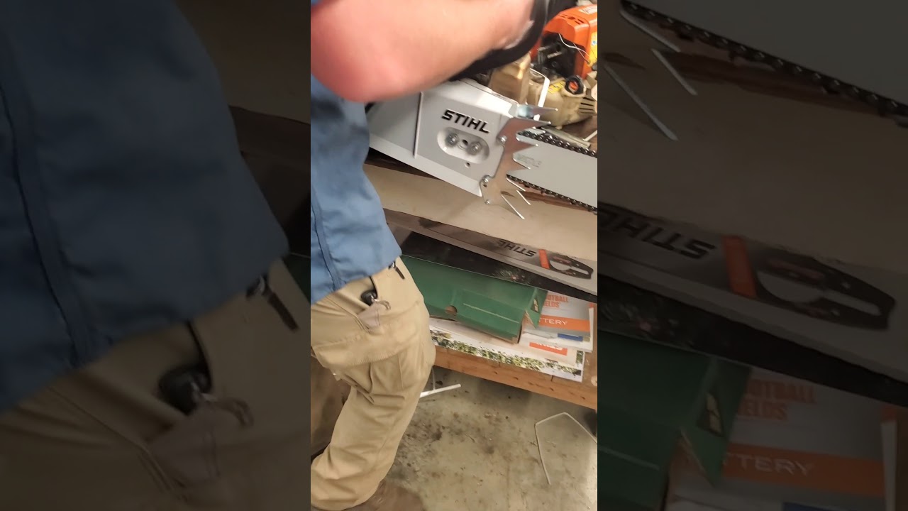 Stihl MS880 59 inch bar setup for customer