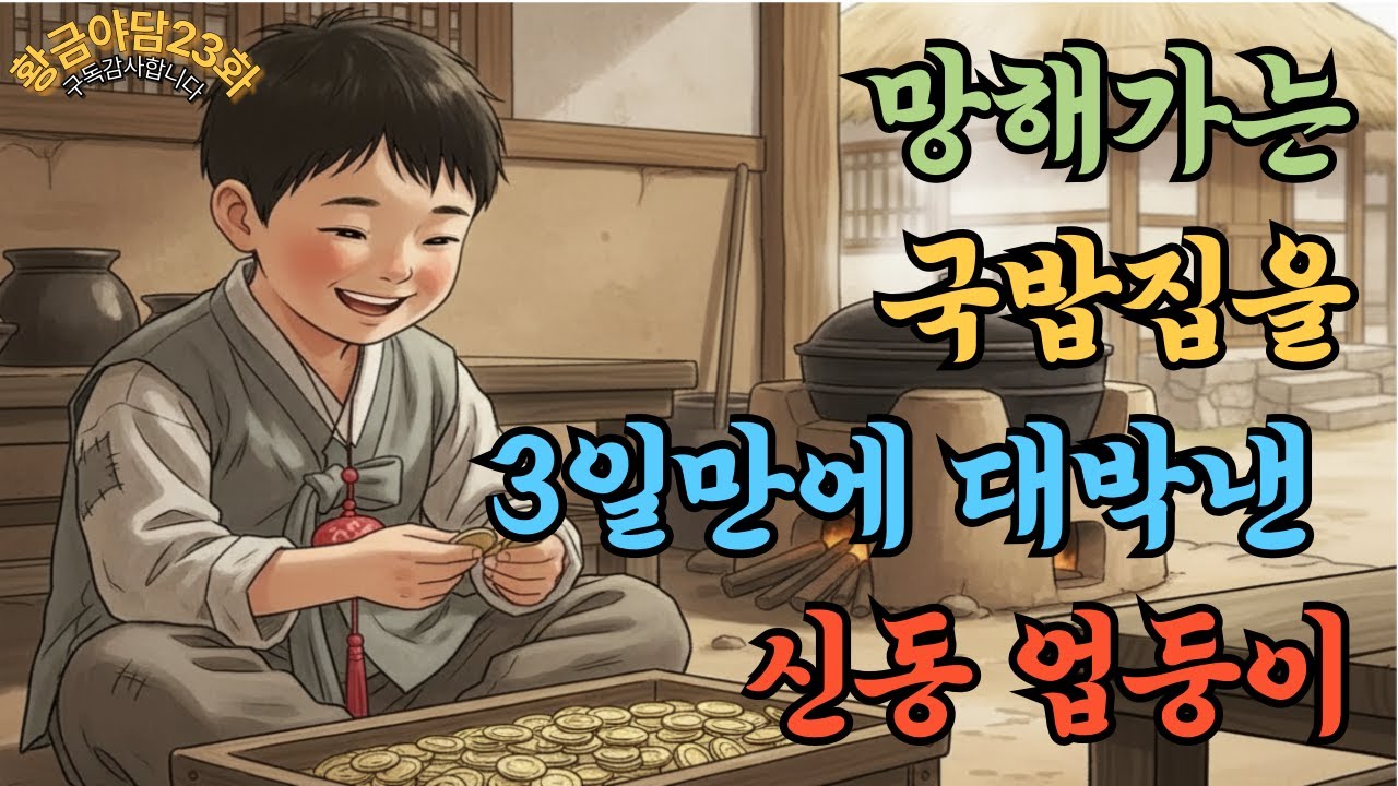 [황금야담23화]눈밭에 버린 핏덩이가 5살 천재 거상이 되어 나타나자... 비정한 친부의 소름 돋는 최후