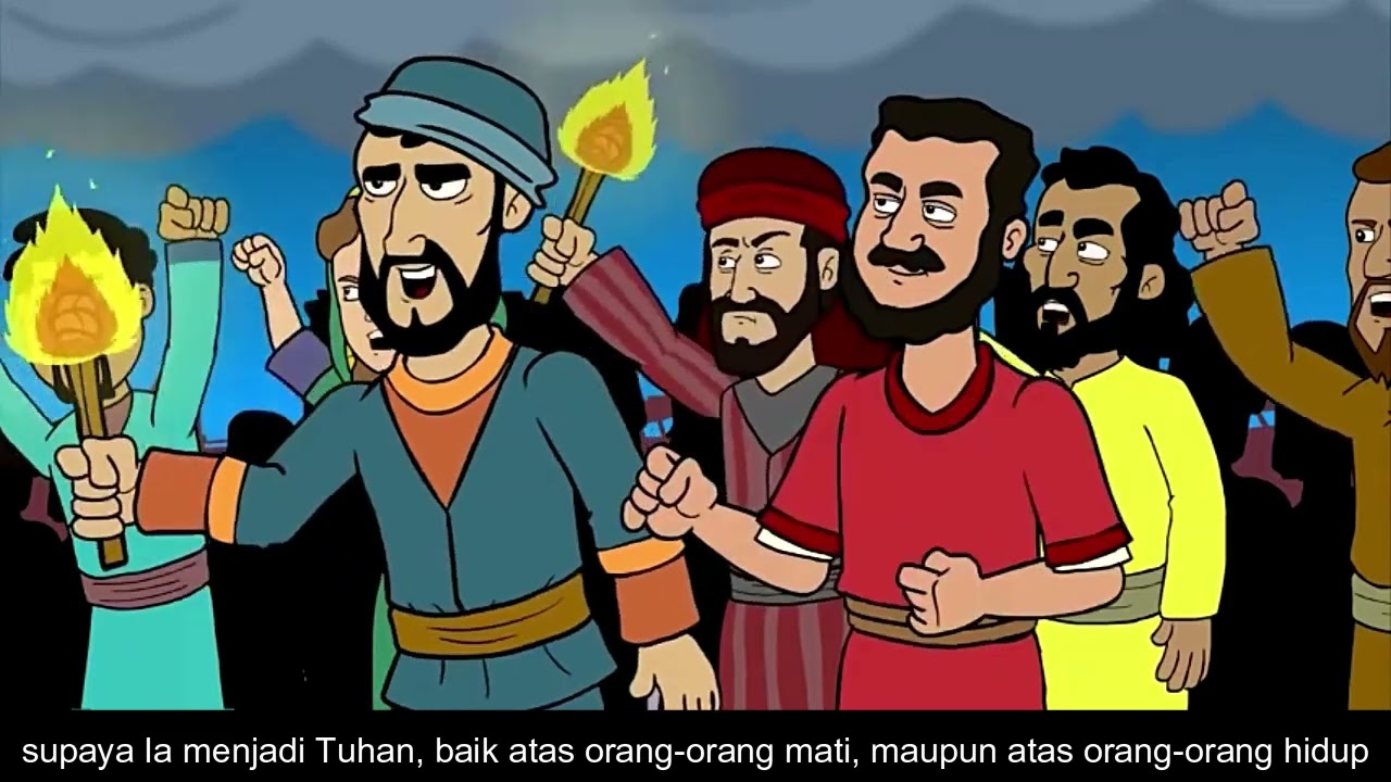 Animasi Penyaliban dan Kebangkitan Tuhan Yesus