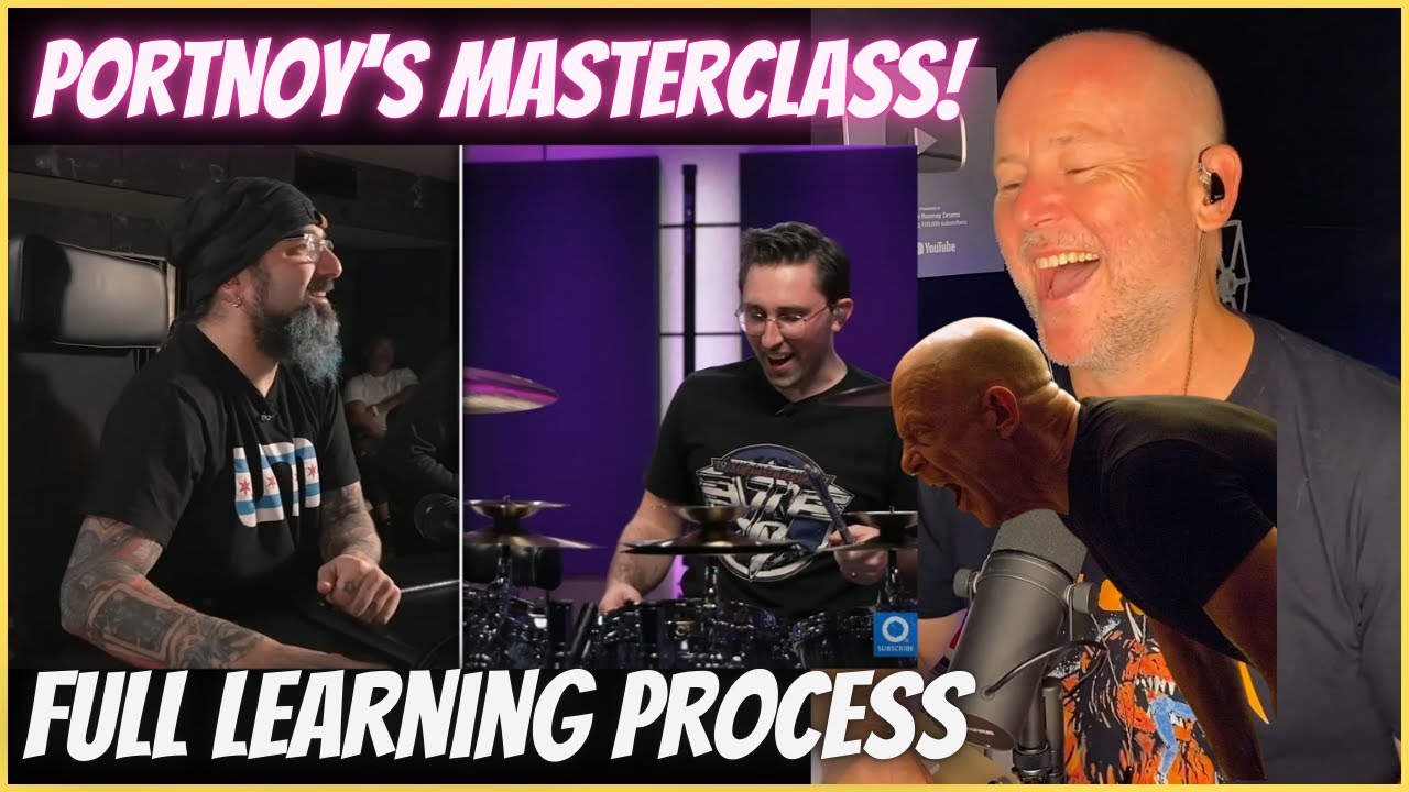 Drum Teacher Reacts: Mike Portnoy Coaches Brandon Toews! | Dream Theater Challenge! BRUTAL