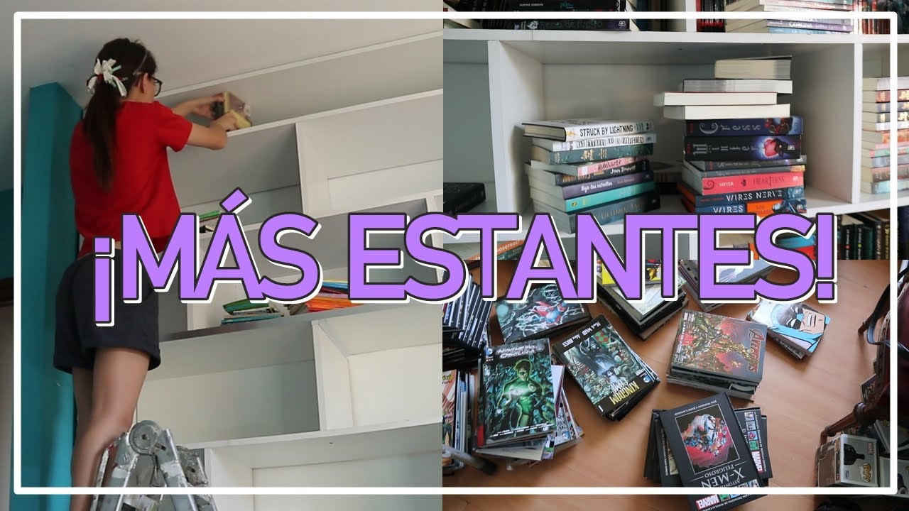 🥰¡Mi nueva biblioteca llega al techo!📚