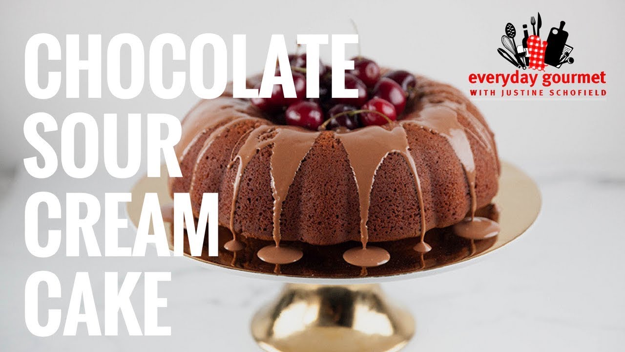 Chocolate Sour Cream Cake | Everyday Gourmet S7 E80