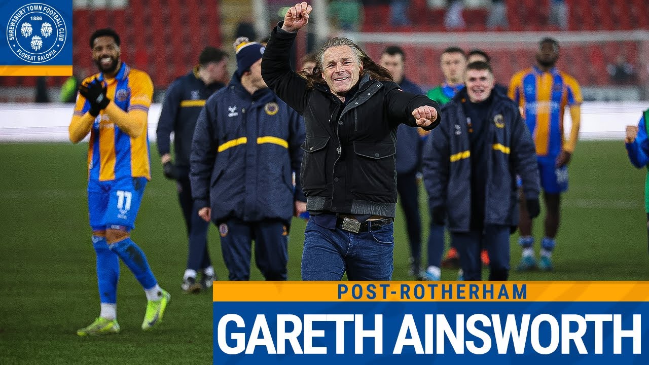 POST-ROTHERHAM | Gareth Ainsworth on today's win!
