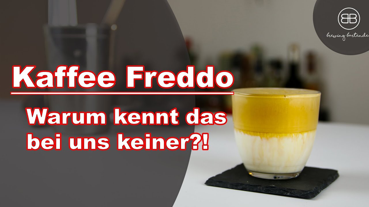 Kaffee Freddo - der Griechische Eiskaffee Export!  Besser als Dalgona Kaffee?