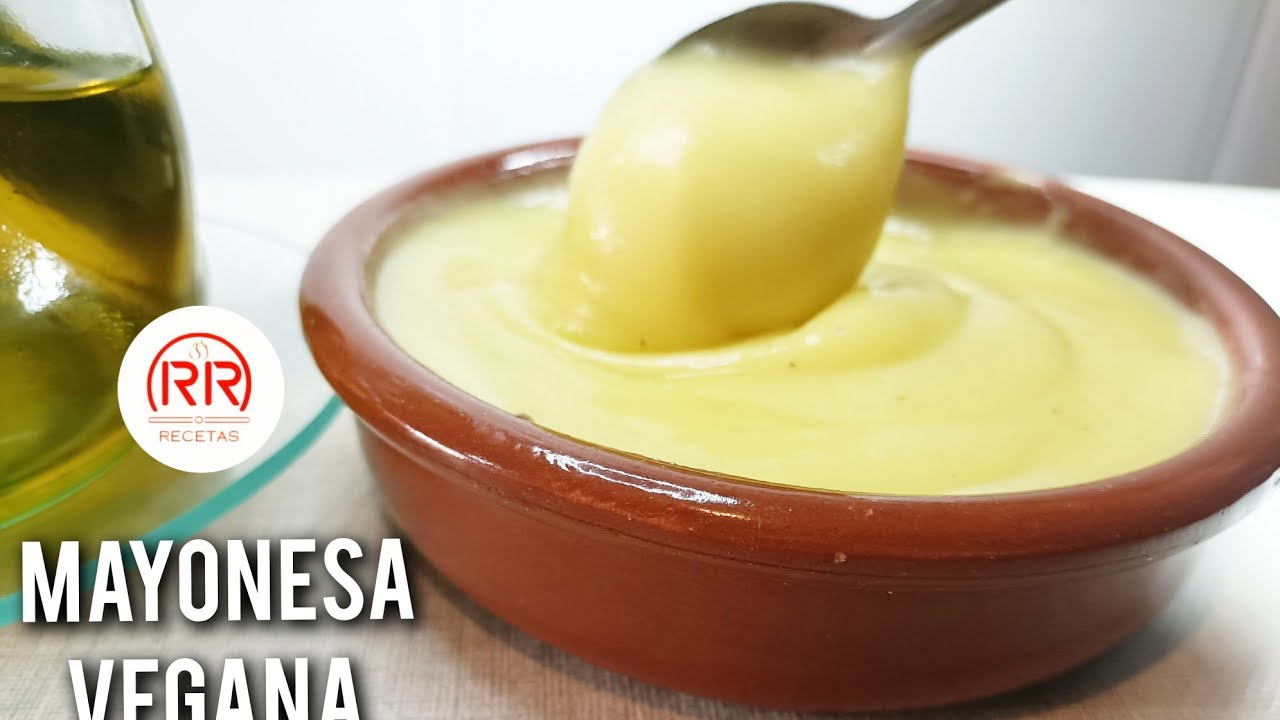 MAYONESA Vegana de Patatas o papas [receta sin huevos, saludable y práctica]@recetasrápidasyricas