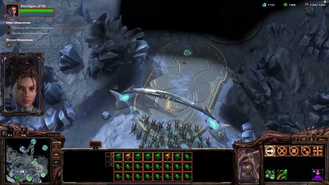 Starcraft 2: Heart Of The Swarm, Mission 4 Shoot The Messenger