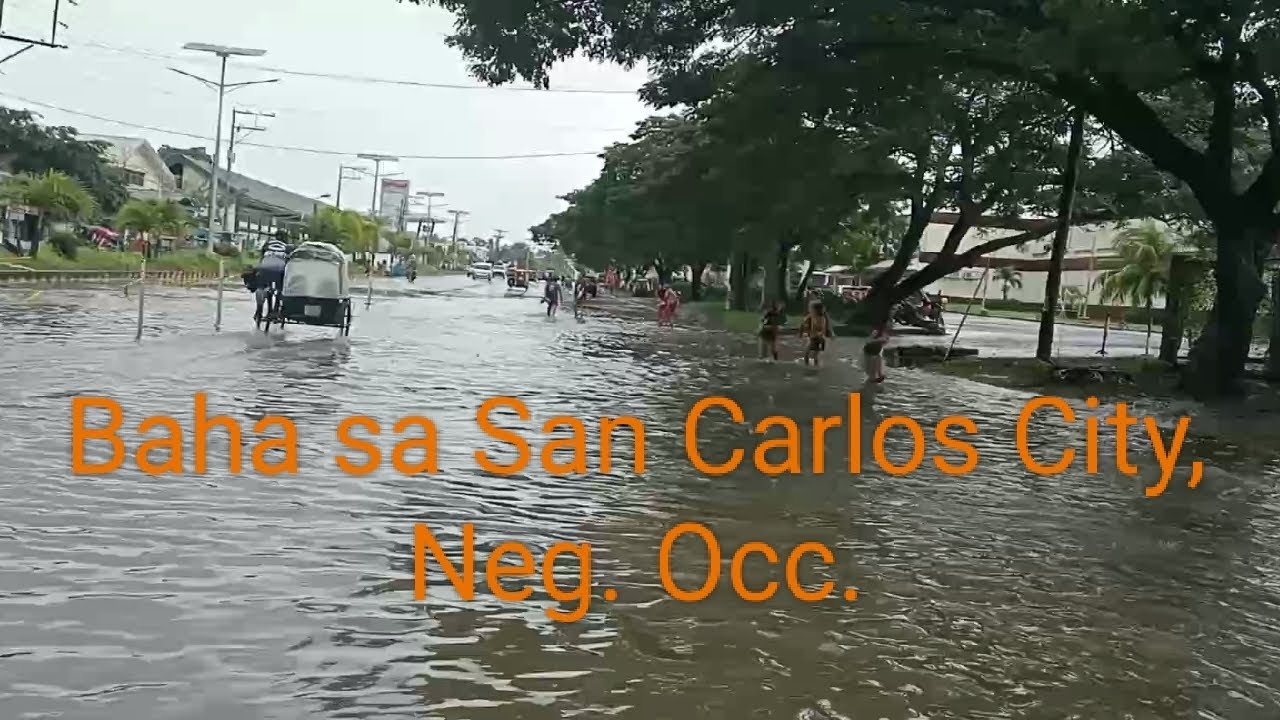 San Carlos City, Neg. Occ. Baha dahil sa LP.