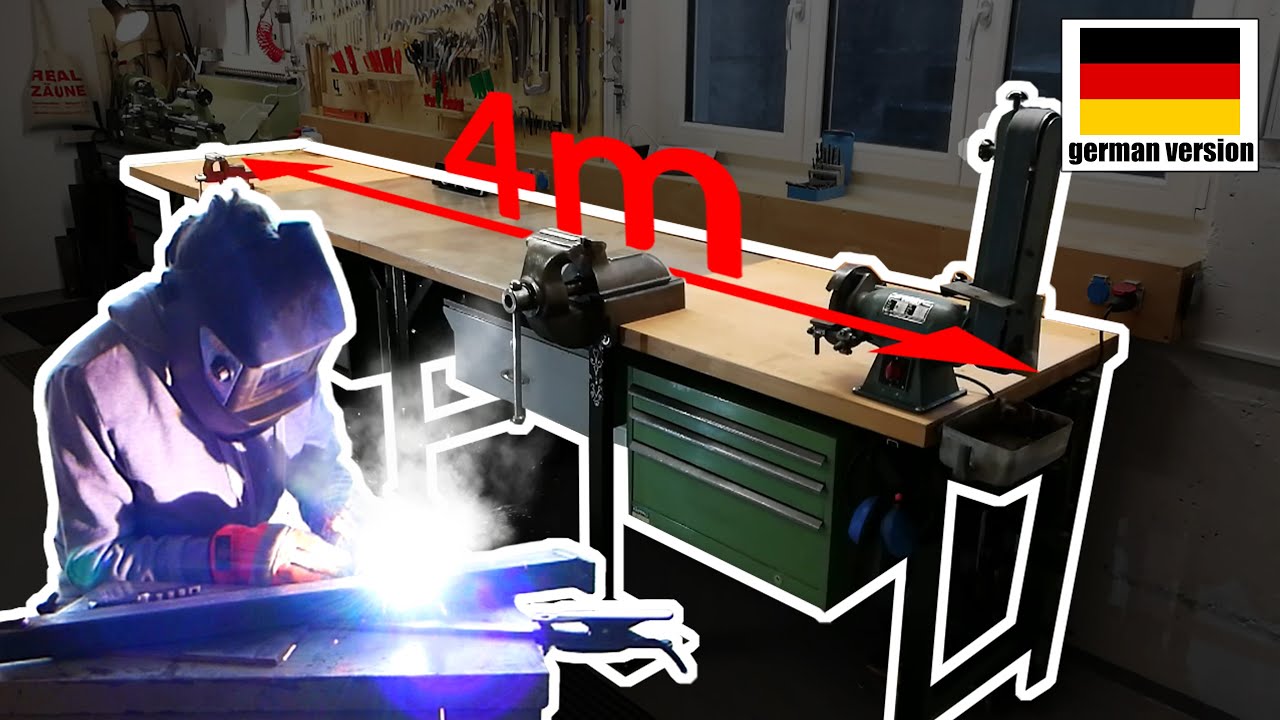 Mein neuer 4m langer Werkbank 【Deutsche Version】