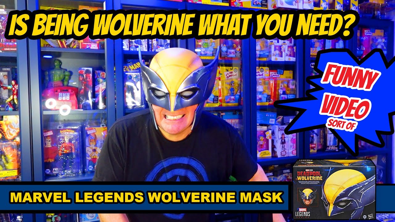 Making Fun of a Low T commercial with the NEW wolverine mask replica! 😂 Its Dumb!