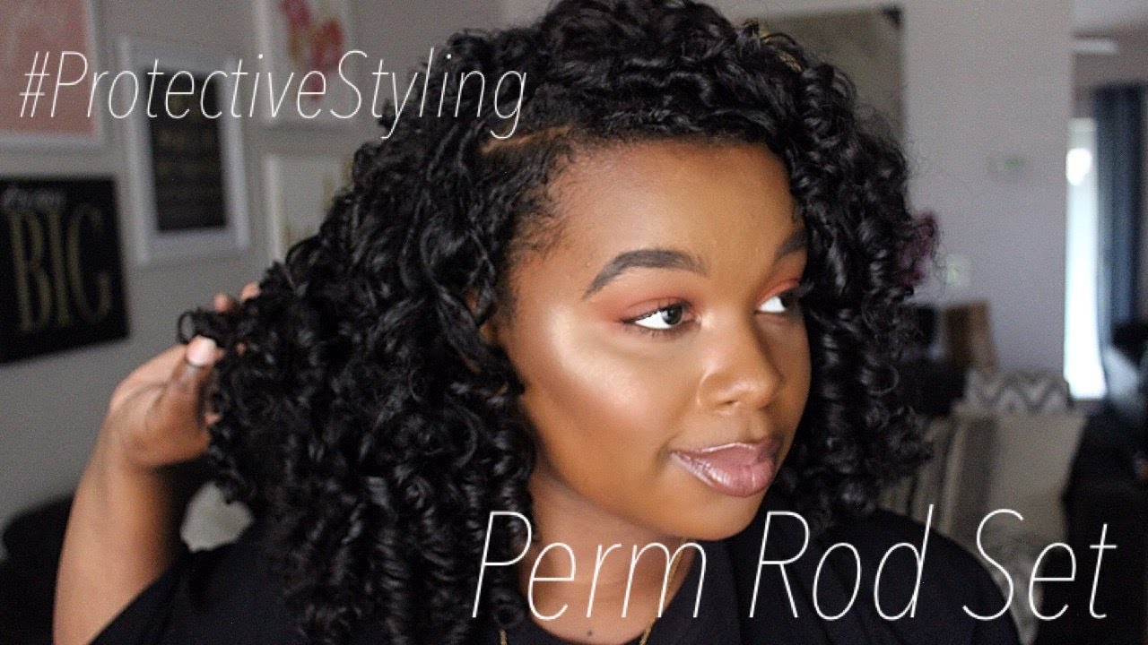 #ProtectiveStyling - Quick & BOMB Perm Rod Set using Curly Clip-In's | EyeCUGorgeous