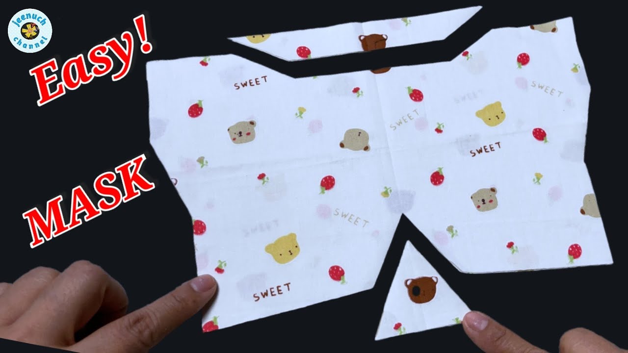 Easy🔥🔥Diy Face Mask | Very Breathable Face Mask | Face Mask Sewing Tutorial | Máscara 3D