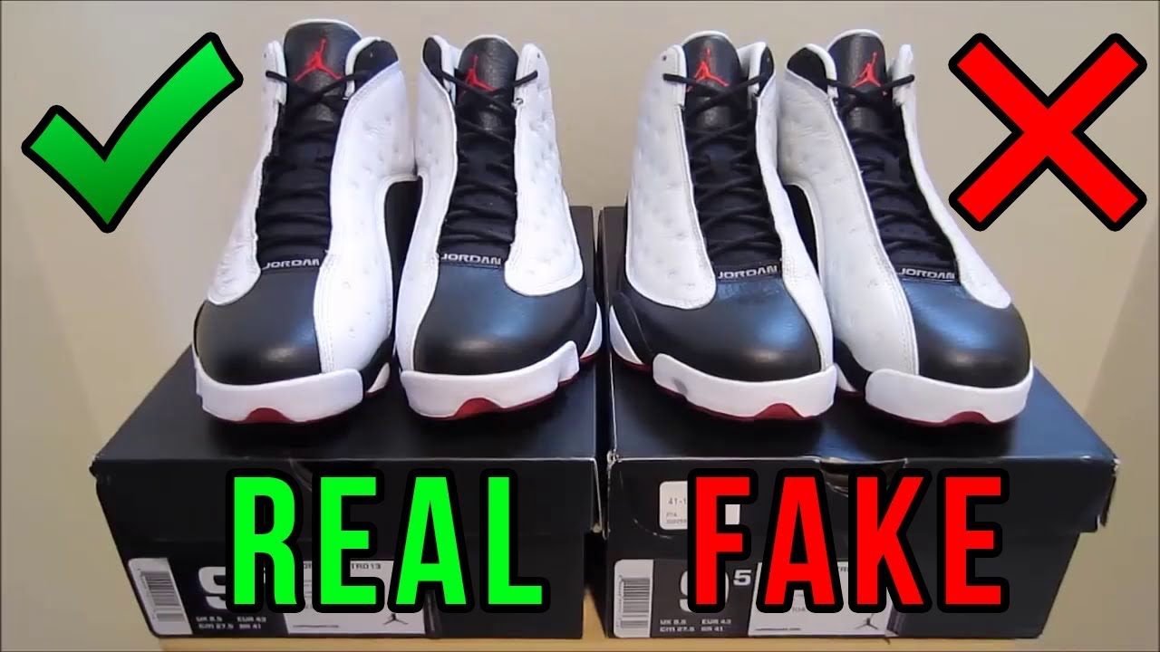 Jordan 13 He Got Game Authentic Vs. Fake from eBay