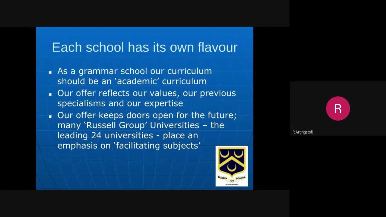 Y9 Options video 2021