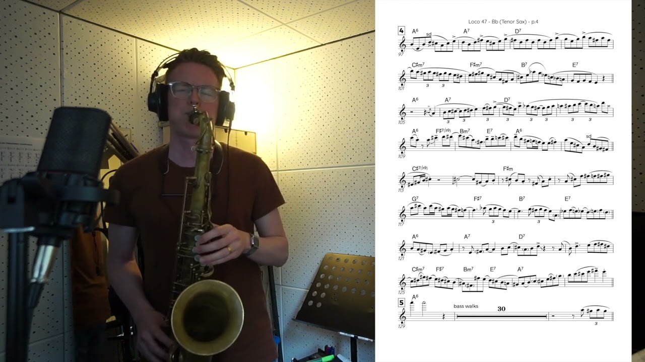 Loco 47 // Warne Marsh (Warne Out, 1977) // Solotranscription by Stefan Karl Schmid