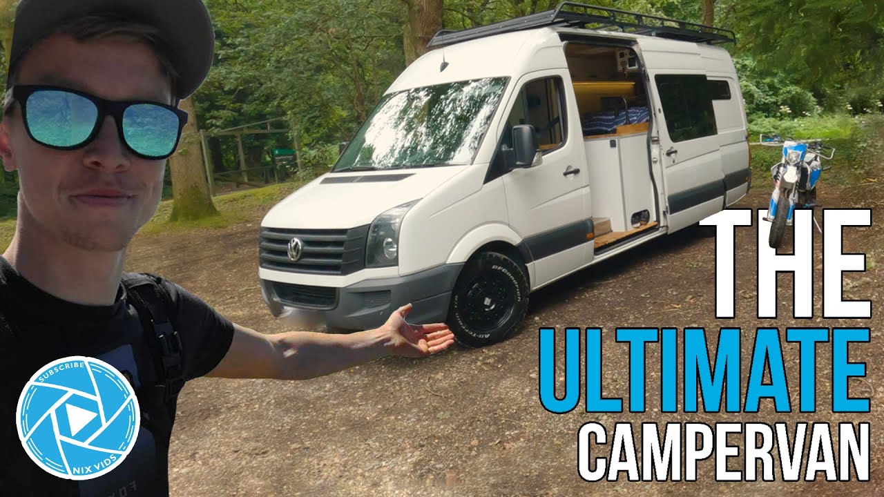 Идеальный кемпервэн/гоночный фургон для мотоциклов: Volkswagen Crafter!!