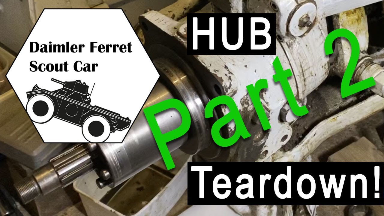 Daimler Ferret Wheel Station Teardown - Hub Oil Seals - Part 2