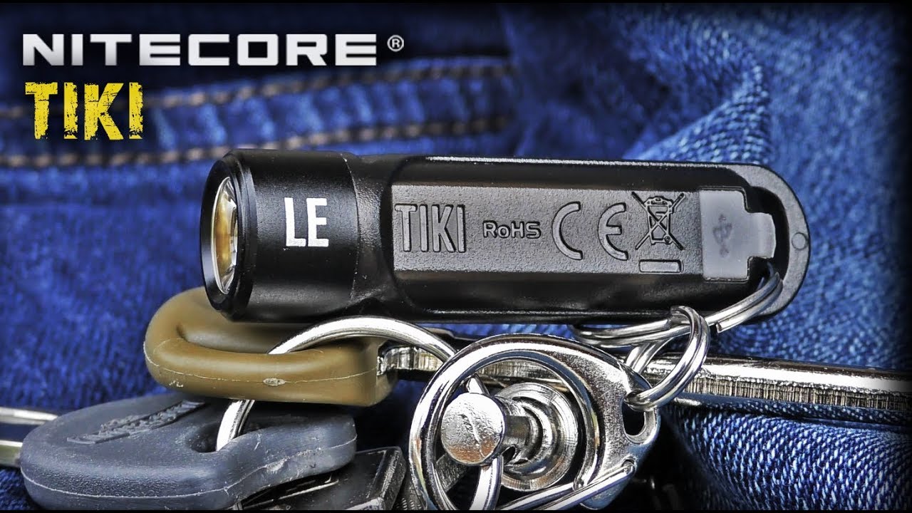 Мощный мини-наключный фонарь Nitecore TIKI