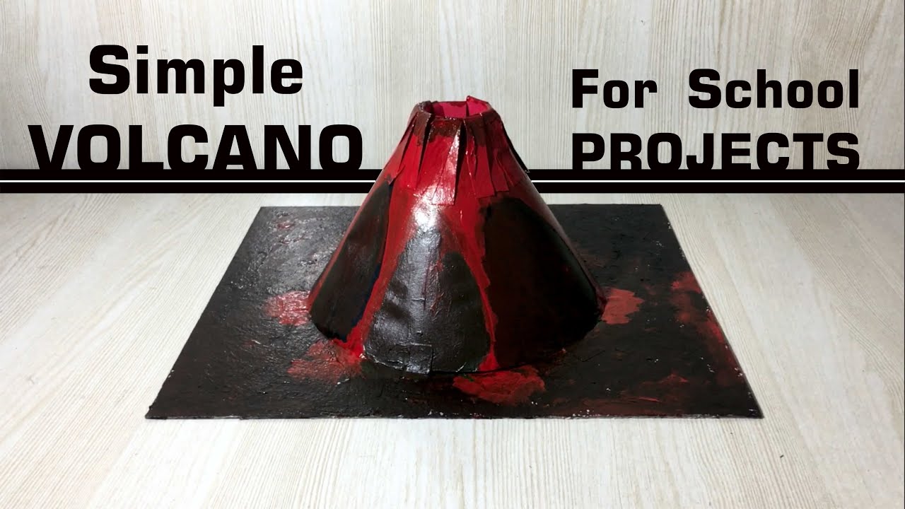 How to make | Volcano | Jwalamukhi | School | Science  | Project |