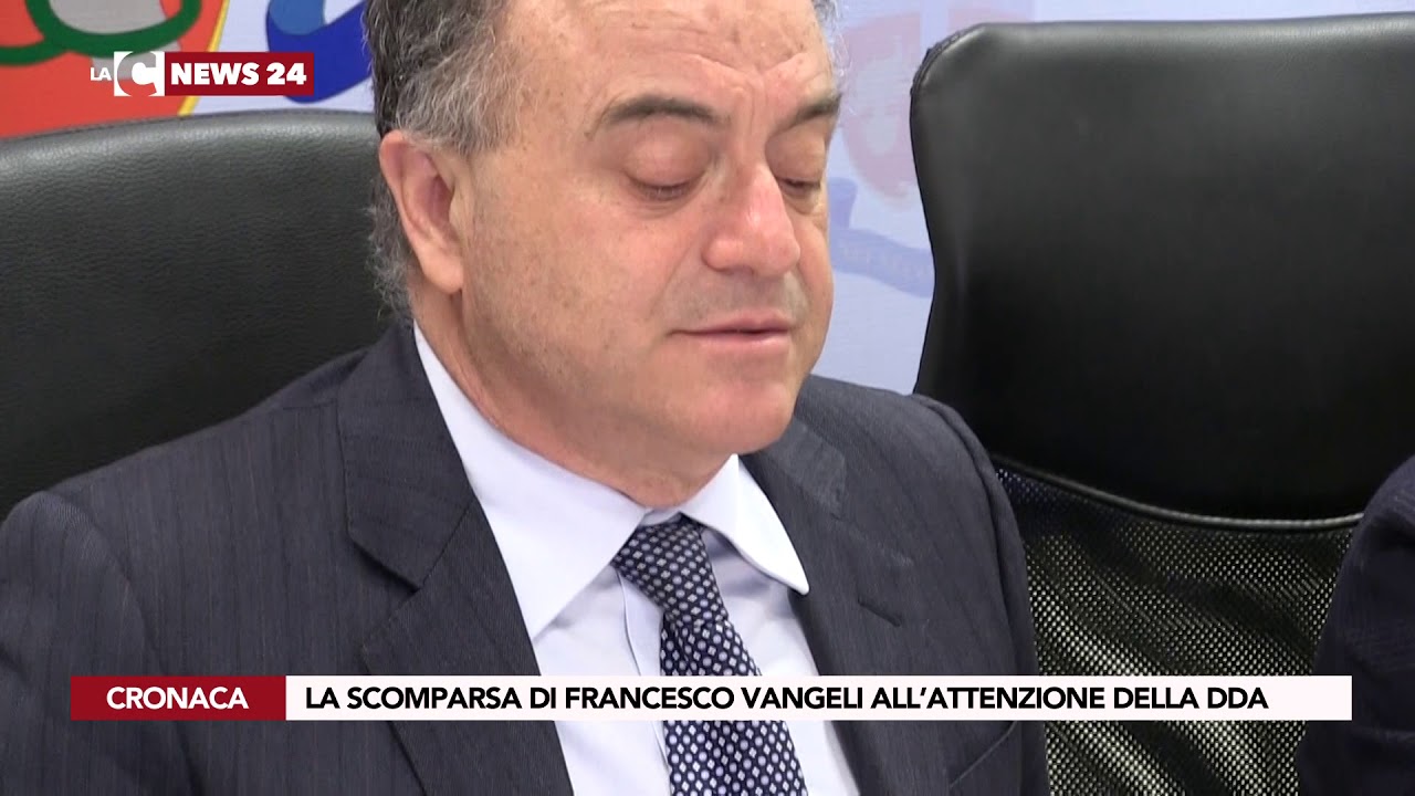 LA SCOMPARSA DI FRANCESCO VANGELI ALL’ATTENZIONE DELLA DDA