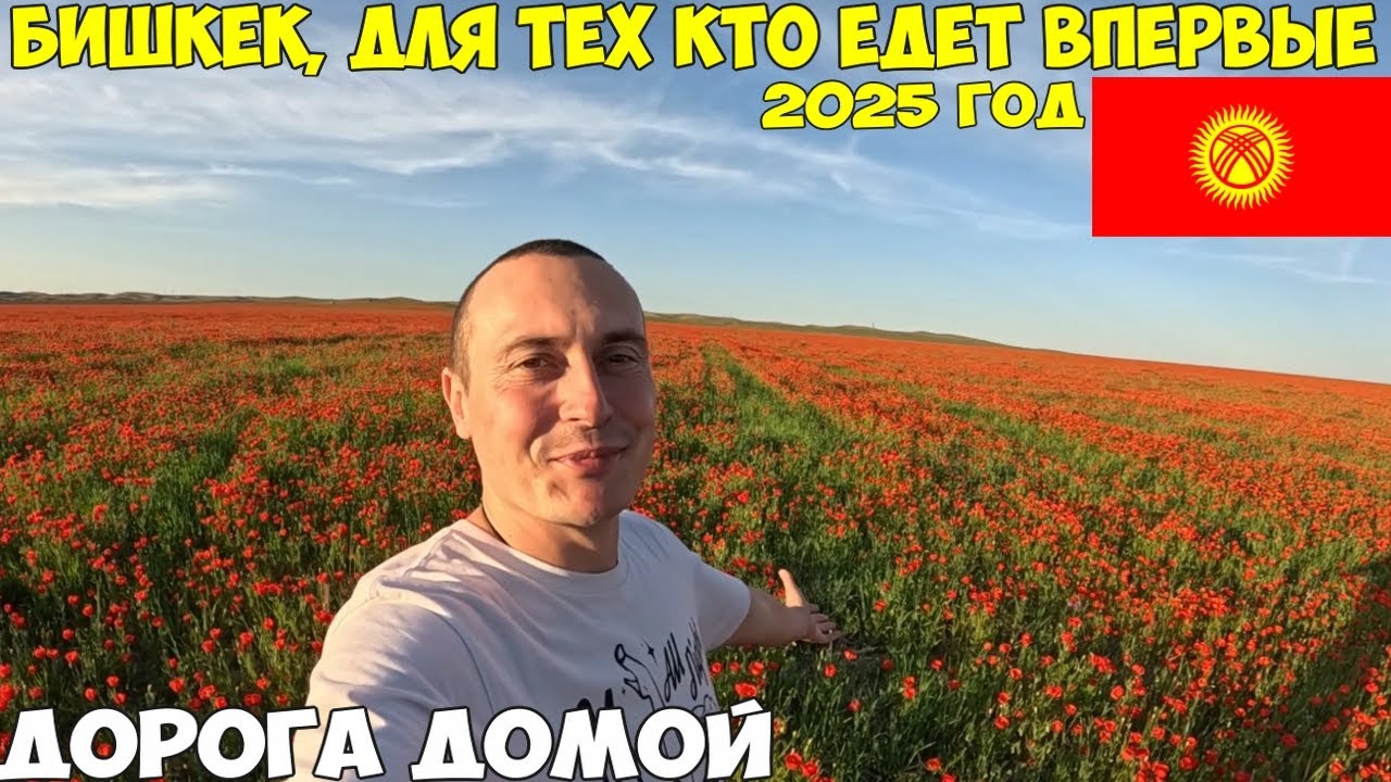 Кыргызстан Бишкек для тех кто едет впервые. Китайский рынок Джунхай, дорога домой, новый вагон 2025