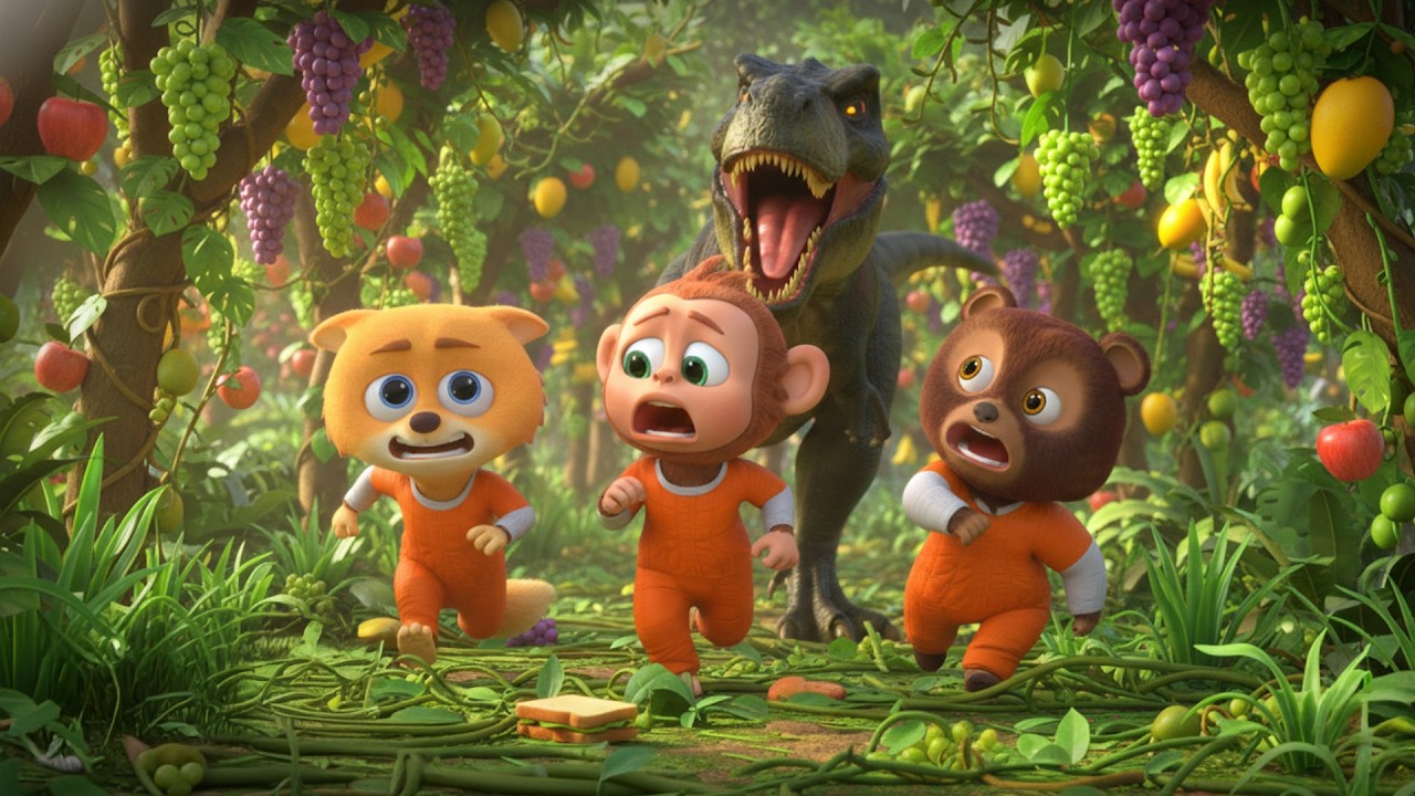Brave Dino City Rescue with Baby Zay & Team 🦖🚁 | 3D Cartoon for Toddlers Kids Story Adventure