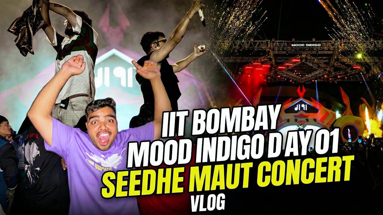 IIT Bombay Fest Mood Indigo Day 01 #iitbombay #moodindigo 