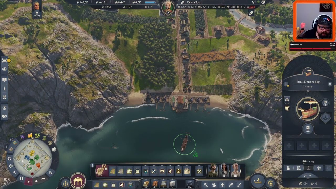 🐻⛵| Anno 117: Pax Romana mit JuBge, Tima & Neko #02 | Wird es besser laufen? | 🐻⛵