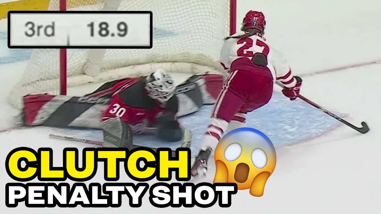 WILD game-tying penalty shot in Women's Frozen Four championship